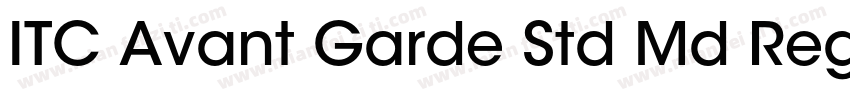 ITC Avant Garde Std Md Regular字体转换